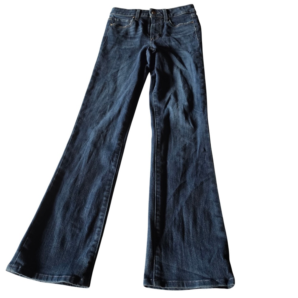 Paige High Rise Manhattan Bootcut Jeans Dark Wash Size 25